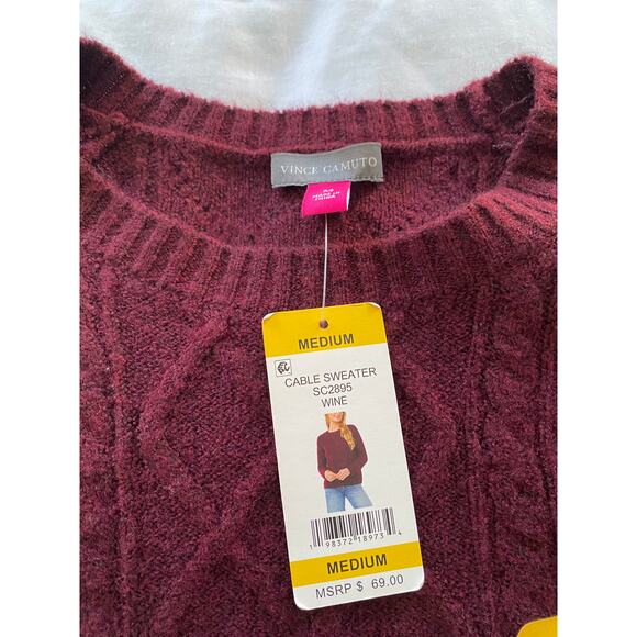 Vince Camuto NWT Medium Chunky Sweater - Picture 3 of 6